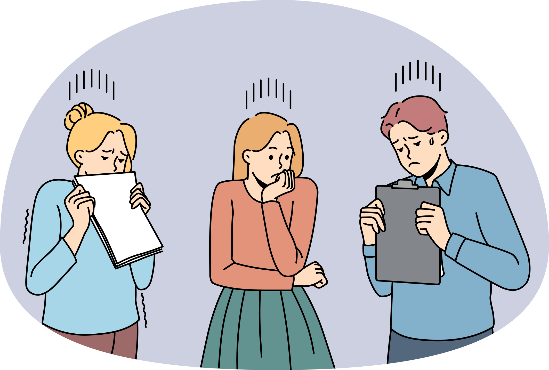 Anxious Young People Feel Frightened of Failure